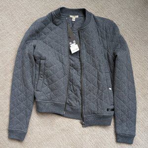 Burberry Quilted Bomber, Size S (New with Tags)